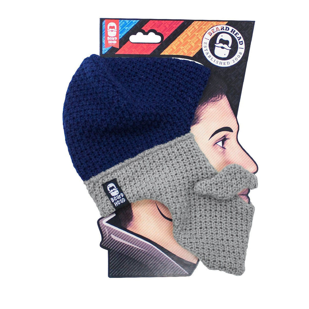 Beard Hat Beanie - Original Knit Beard Balaclava Toque Beard Head