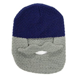 Beard Hat Beanie - Original Knit Beard Balaclava Toque Beard Head