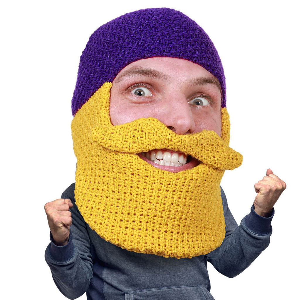 Beard Hat Beanie - Original Knit Beard Balaclava Toque Beard Head