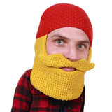 Beard Hat Beanie - Original Knit Beard Balaclava Toque Beard Head