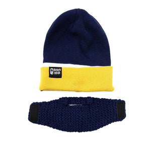 Tailgate Stubble (navy/yellow)