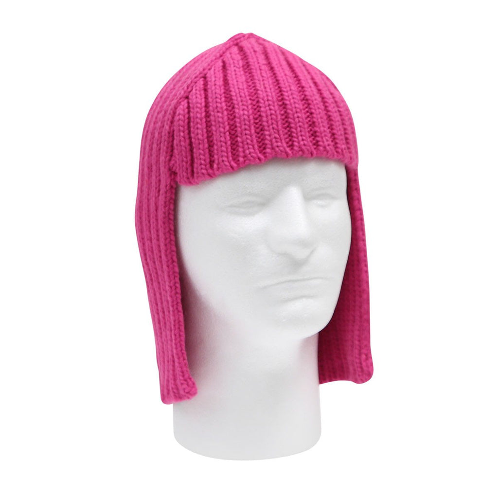 funny knit wig neon hair
